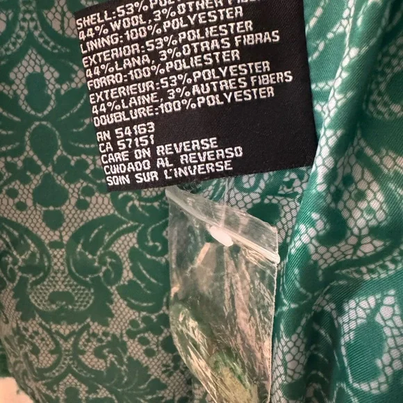 Guess Green Jacket/Coat Double Breasted - Picture 7 of 14